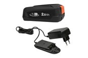 Accu & Oplader - Gardena Starterkit P4A systeemaccu PBA 18V/45 2.5Ah + lader AL 18V-20 POWER FOR ALL - 14917-20.000.00