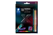 Schrijf- en tekengerei - Staedtler Kombi Set NORIX 18pc 100% PEFC - 186 C18P