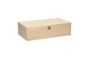 Houten speelgoed - Playwood Decorate your Wooden Wine Box - 2 Bottles - SL194