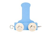 Houten speelgoed - Small Foot - Wooden Letter Train Blue - I - 12 pieces - 10359-display12