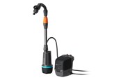 Dompel-/drukpompen - Gardena AccuRegentonpomp 2200 Auto 18V P4A Set - 14605-20.000.00