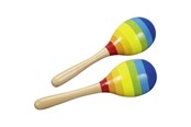 Houten speelgoed - Goki Wooden Samba Balls 2 pcs. - 61922