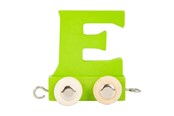 Houten speelgoed - Small Foot - Wooden Letter Train Green - E - 12 pieces - 10355-display12