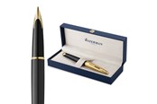 Schrijf- en tekengerei - Waterman Carène 'The Opera Collection' Black & Gold G.T. Fountain pen F Blue ink - 2225142