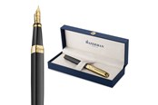 Schrijf- en tekengerei - Waterman Exception 'The Opera Collection' Black & Gold G.T. Fountain pen F Blue ink - 2225145