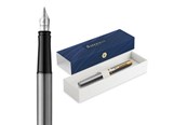 Schrijf- en tekengerei - Waterman Impression Stainless Steel G.T. Fountain pen F Blue ink - 2225493