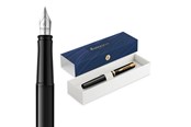 Schrijf- en tekengerei - Waterman Impression Black Lacquer G.T. Fountain pen M Blue ink - 2225500
