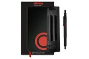 Schrijf- en tekengerei - Rotring 600 Mechanical Pencil 0.5 mm Pen Pouch & Premium Notebook Gift Set - 2224710