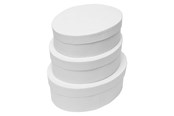 Schrijf- en tekenartikelen - Colorations - Papier-mache Boxes Oval 3 pcs. - 46EN25