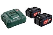 Accu & Oplader - Metabo Starter Kit 2 x 4.0 Ah (685050000) - 685050000