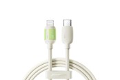 USB-kabel - Joyroom S-A53 30W USB-C - Lightning Cable with Fluorescent Tip 2m - Beige - S-A53_CL_2