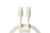USB-kabel - Joyroom S-A53 60W USB-C Cable - USB-C with fluorescent tip 1.2 m - beige - S-A53_CC_1