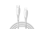 USB-kabel - Joyroom S-A59 Vibrant Series 30W USB-C - Lightning cable 1.2m - white - S-A59 C-L 30W 1.2m white