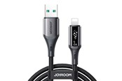 USB-kabel - Joyroom S-A60 StarTalk 3A USB-A - Lightning cable 1.2 m - black - S-A60 A-L 3A 1.2m black