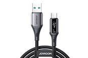 USB-kabel - Joyroom S-A60 StarTalk 3A USB-A - USB-C cable 1.2m - black - S-A60 A-C 3A 1.2m black