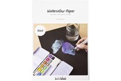 Creatief spelen - Creativ Company Watercolor paper A4 230g - Black 15 pcs. - 22111