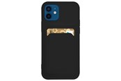 Mobiel - Covers & Cases - Hurtel Card Case Silicone Wallet With Card Slot Documents For Samsung Galaxy A42 5G Black - 5907769333415