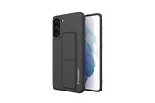 Mobiel - Covers & Cases - Wozinsky Kickstand Case Silicone Case with Stand Case Samsung Galaxy S21+ 5G Black - 9111201941397