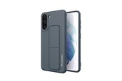 Mobiel - Covers & Cases - Wozinsky Kickstand Case Silicone Case with Stand Case Samsung Galaxy S21+ 5G Navy Blue - 9111201941434