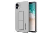 Mobiel - Covers & Cases - Wozinsky Kickstand Case Silicone Case with Stand Case for Xiaomi Redmi 10X 4G / Xiaomi Redmi Note 9 Grey - 9111201941991