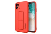 Mobiel - Covers & Cases - Wozinsky Kickstand Case Silicone Case with Stand Case for Xiaomi Redmi 10X 4G / Xiaomi Redmi Note 9 Red - 9111201942004