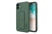 Mobiel - Covers & Cases - Wozinsky Kickstand Case Silicone Case with Stand Case for Samsung Galaxy A72 4G Dark Green - 9145576226636