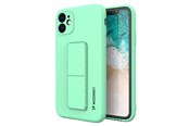 Mobiel - Covers & Cases - Wozinsky Kickstand Case Silicone Case with Stand Samsung Galaxy A22 4G Mint Case - 9145576226889