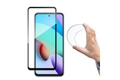 Mobiel - Beschermend glas - Wozinsky Full Cover Flexi Nano Glass Film Tempered Glass with Frame Xiaomi Redmi 10 Black - 9145576232347