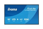 Digital Signage & Hotel - iiyama ProLite LH5075UHS-B2AG 50" Class (49.5" viewable) LED-backlit LCD display - 4K - for digital signage - LH5075UHS-B2AG