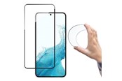 Mobiel - Beschermend glas - Wozinsky Full Cover Flexi Nano Glass Film Tempered Glass with Frame Samsung Galaxy S22+ (S22 Plus) Clear - 9145576242056