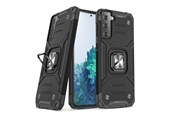 Mobiel - Covers & Cases - Wozinsky Ring Armor Armored Hybrid Case Cover + Magnetic Holder for Samsung Galaxy S22+ (S22 Plus) black - 9145576239773