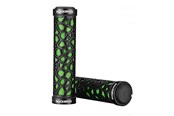 Fietsaccessoires - Rockbros 2017-14AGN bicycle grips - black and green - Rockbros-2017-14AGN