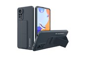 Mobiel - Covers & Cases - Wozinsky Kickstand Case Silicone Case with Stand Case for Xiaomi Redmi Note 11 Pro Navy Blue - 9145576247488