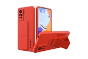 Mobiel - Covers & Cases - Wozinsky Kickstand Case Silicone Case with Stand Case for Xiaomi Redmi Note 11 Pro Red - 9145576247495