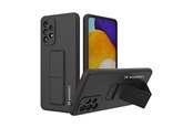 Mobiel - Covers & Cases - Wozinsky Kickstand Case Silicone Case with Stand Samsung Galaxy A73 Case Black - 9145576247754