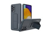 Mobiel - Covers & Cases - Wozinsky Kickstand Case Silicone Case with Stand Samsung Galaxy A73 Case Navy Blue - 9145576247761