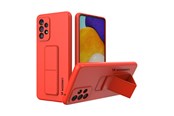 Mobiel - Covers & Cases - Wozinsky Kickstand Case Silicone Case with Stand Samsung Galaxy A73 Case Red - 9145576247778
