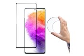 Mobiel - Beschermend glas - Wozinsky Full Cover Flexi Nano Glass Film Tempered Glass Frame Samsung Galaxy A73 Clear - 9145576245200