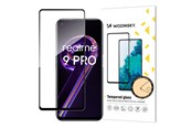 Mobiel - Beschermend glas - Wozinsky Super Durable Full Glue Tempered Glass Full Screen Protector with Frame Case Friendly Realme 9 Pro Black - 9145576245798