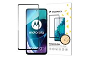 Mobiel - Beschermend glas - Wozinsky Super Durable Full Glue Tempered Glass Full Screen Protector Frame Case Friendly Motorola Moto G71 5G Black - 9145576245705