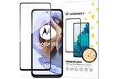 Mobiel - Beschermend glas - Wozinsky Full Glue Tempered Glass Moto G51 Full Screen Protector with Frame Black - 9145576245712