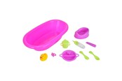 Pop, teddybeer en materiaal - New Born Baby Doll Bath with Accessories - 105562128
