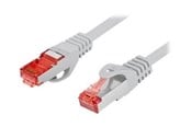 Netwerk - kabel - Lanberg PCF6-10CU - patch cable - 2 m - grey - Grijs - 2m - PCF6-10CU-0200-S
