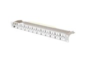 Accessoires - Lanberg Patch Panel Blank 48-Port 1U 19" FTP for Keystone Modules Grey - PPKS-1248-S