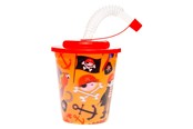Speelgoed - LG-Imports Cup with Lid and Straw Pirate 12 pcs. - 8170