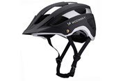 Fietsaccessoires - Wozinsky MTB Bicycle Helmet with Detachable Visor Light 57-62 cm - Black and Silver - 5907769380839