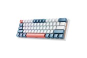 Toetsenbord - Machenike K500-B61 Gaming Keyboard Wired Mechanical Backlit Red Switch - White & Blue - Blauw - K500-B61 Wired RGB Red Switch White