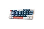 Toetsenbord - Machenike K500-B61 Wired Mechanical Backlit Gaming Keyboard Brown Switch - Blue & White - Blauw - K500-B61 Wired RGB Brown Switch Blue