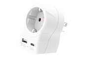 Kabels - diversen - SKross Europe to US USB AC20PD - 1.500284-E