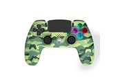 Gaming accessoires - Freaks And Geeks Groen Camo Draadloze Controller - LED - 3.5 mm Jack (PS4) - Wireless Controller - Sony PlayStation 4 - 140142D